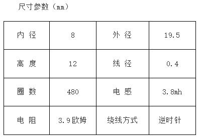 磁懸浮100電感線圈