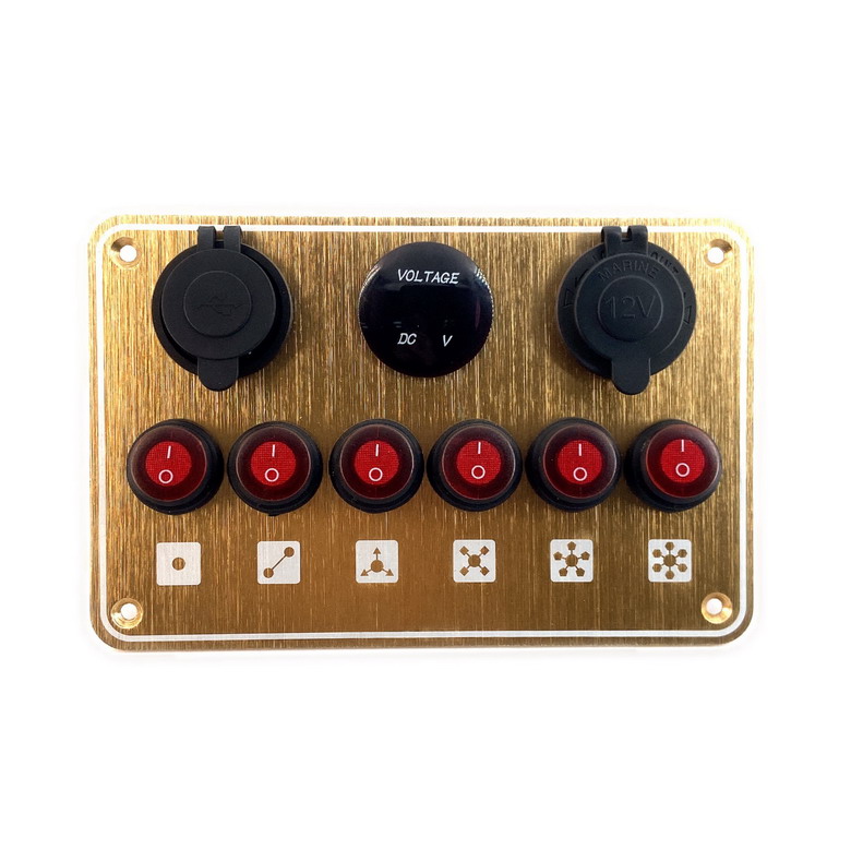 Drawing 6 Earthly Gold Panels